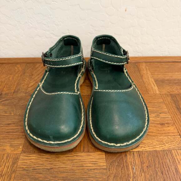 Duckfeet Shoes - Duckfeet Mols Mary Jane Leather Shoes in Turquoise